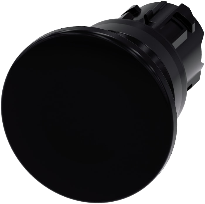 Siemens SIRIUS ACT Series Black Momentary Push Button Head, 22 mm Cutout, IP66, IP67, IP69K