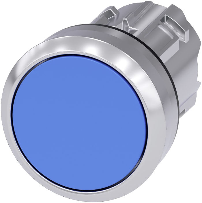 Siemens SIRIUS ACT 3SU10 Series Blue Momentary Push Button Head, 22mm Cutout, IP66, IP67, IP69K