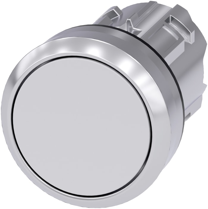 Siemens SIRIUS ACT 3SU10 Series White Momentary Push Button, 22mm Cutout, IP66, IP67, IP69(IP69K)