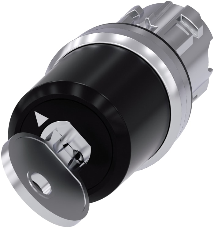 Siemens SIRIUS ACT 3SU10 2-position Key Switch Head, Latching, 22mm Cutout