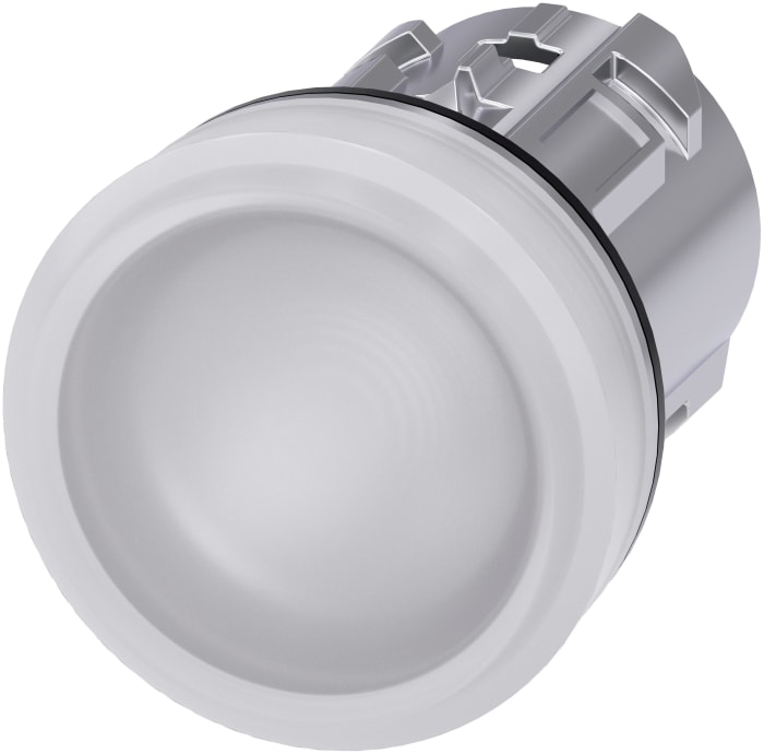 Siemens White Pilot Light Head, 22mm Cutout SIRIUS ACT 3SU10 Series