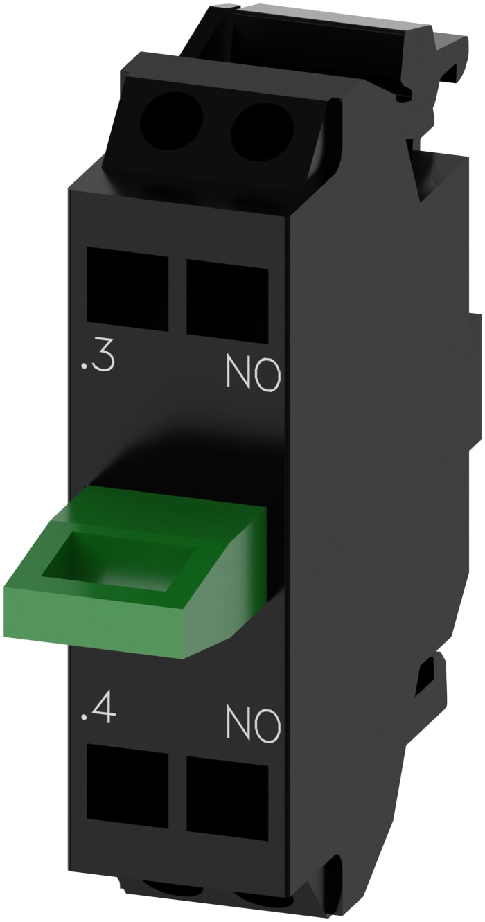 Siemens SIRIUS ACT 3SU14 Series Contact Block, 5 → 500V ac/dc, 1NO