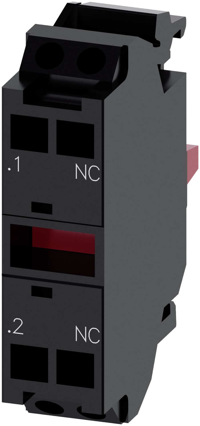 Siemens SIRIUS ACT 3SU14 Series Contact Block, 5 → 500V ac/dc, 1NC