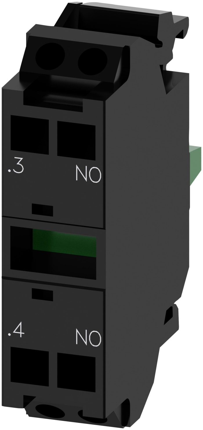 Siemens SIRIUS ACT 3SU14 Series Contact Block, 5 → 500V ac/dc, 1NO