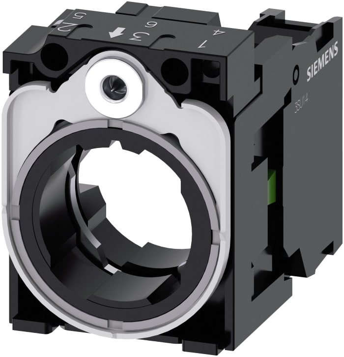 Siemens SIRIUS ACT 3SU15 Series Contact Block, 5 → 500V ac/dc, 1NO