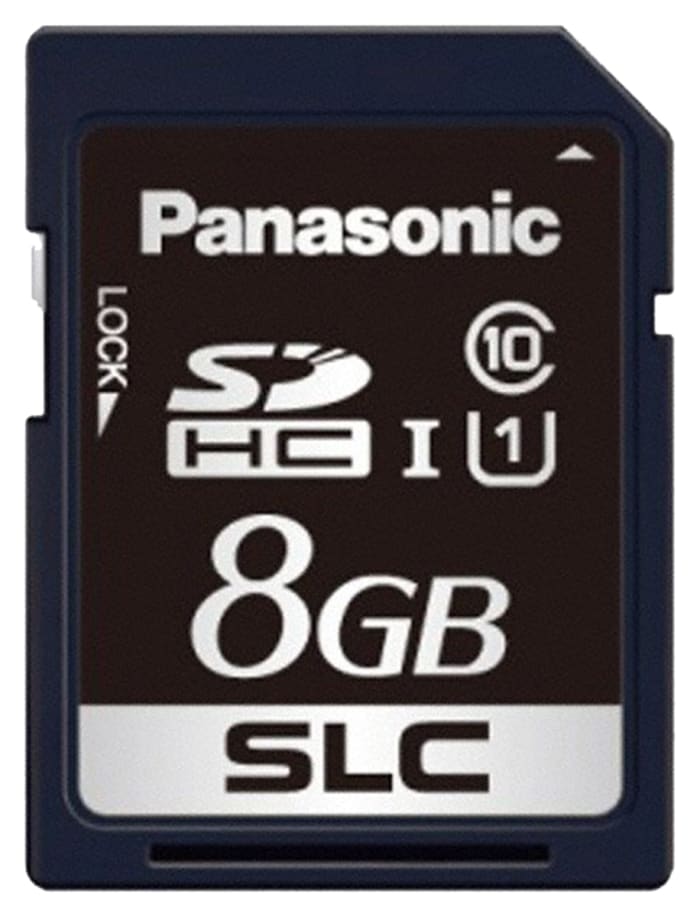 Panasonic 8 GB Industrial SDHC SD Card, Class 10