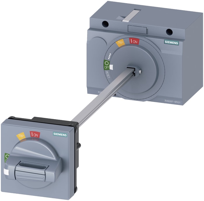 Kit de mecanismo del mango Siemens, para 3VA2 100/160/250 105mm, tirador Gris, IP65 Sentron