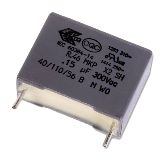 Condensateur à couche mince KEMET R46 1μF 310V c.a. ±10% X2 50