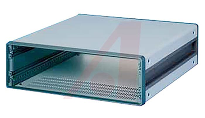 nVent SCHROFF 14575 Series Grey, Silver Aluminium Enclosure, 391 x 257 x 102.6mm