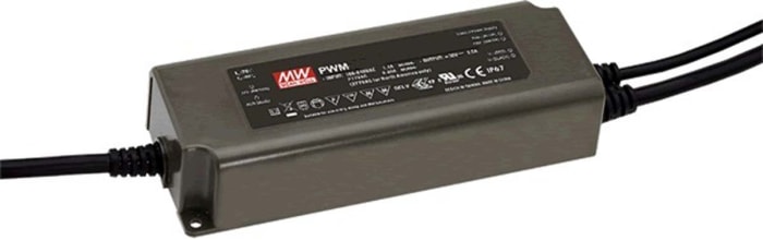 MEAN WELL LED Driver, 24V Output, 40W Output, 1.67A Output, Constant Voltage Dimmable