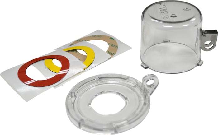 Brady Transparent 1-Lock Polycarbonate Push-button & Rotary Switch Lockouts, 7.00mm Shackle