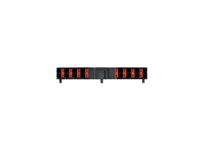 Weidmuller 1173810000 P Series Black, Quadruple-Level, Push In Termination