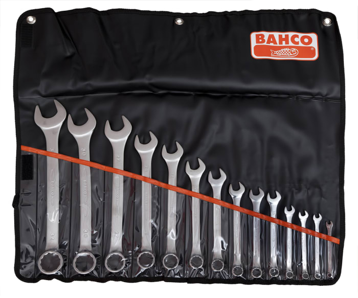 Bahco combination spanner set top