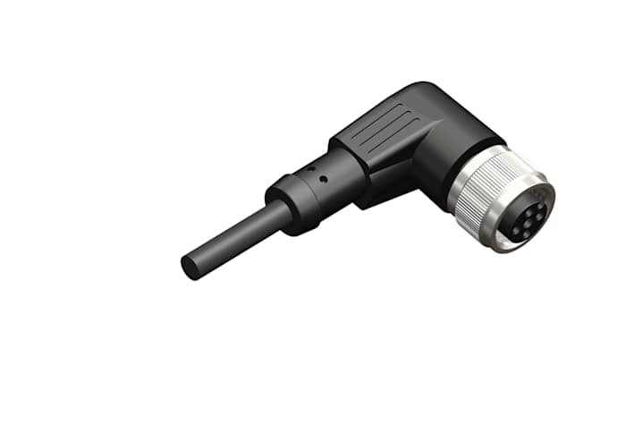 RS PRO Female 4 way Right Angle to Unterminated Free End Sensor Actuator Cable, 2 m