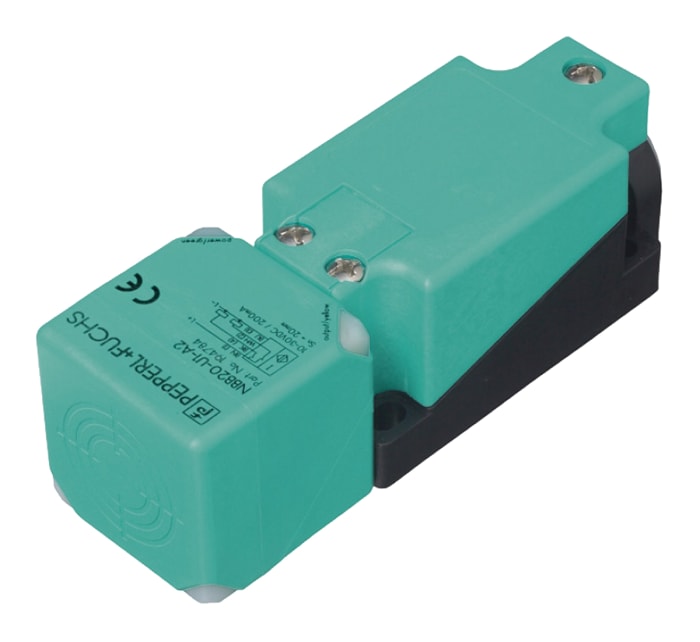 Pepperl + Fuchs Inductive Block Proximity Sensor, 15 mm Detection, NPN NO, 10 → 30 V dc