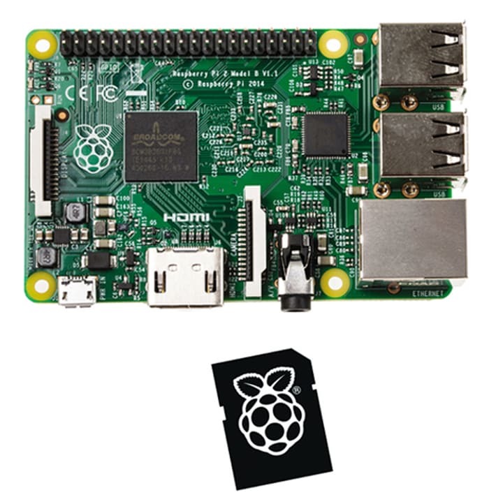 Raspberry Pi Development Kit Computer Board Pi2+Noobs
