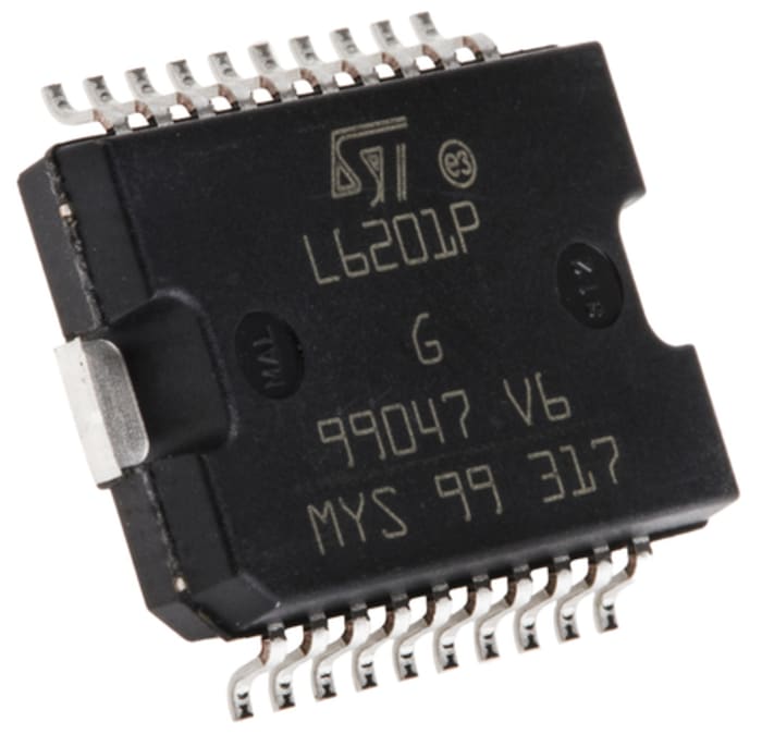 STMicroelectronics L6205PD013TR,  Brushed Motor Driver IC, 52 V 2.8A 20-Pin, PowerSO