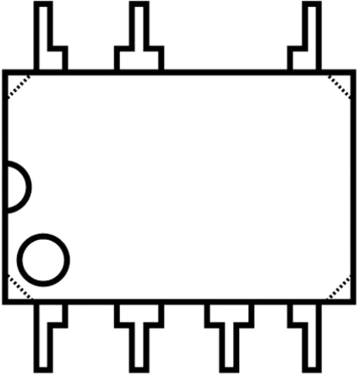 STMicroelectronics VIPER27HN AC-DC Dönüştürücüsü, 800 V, 7-Pinli, PDIP