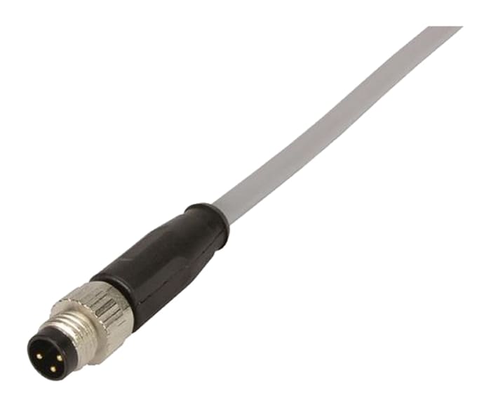 HARTING Straight Male 3 way M8 to Unterminated Sensor Actuator Cable, 1m