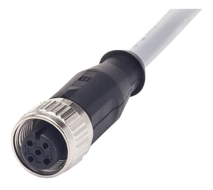 Câble assemblé, M8, 3 pôles, droit, 5 m