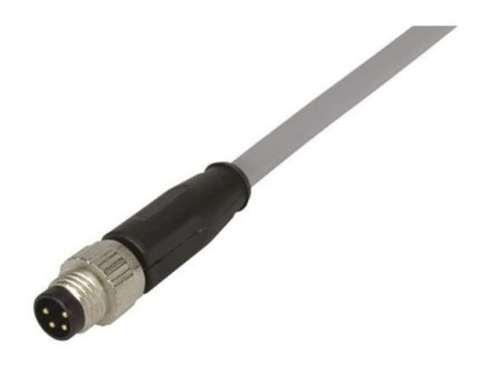 HARTING Right Angle Female 4 way M8 to Unterminated Sensor Actuator Cable, 5m