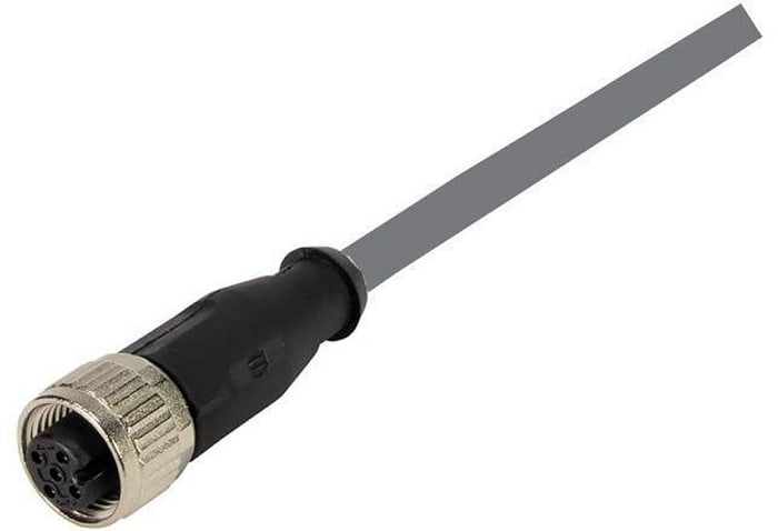 Harting Female 4 way M12 to Unterminated Sensor Actuator Cable, 5m