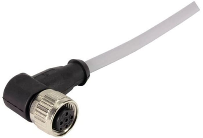 Câble d'actionneur HARTING 4 conducteurs , M12 Femelle pré-câblé, 1m