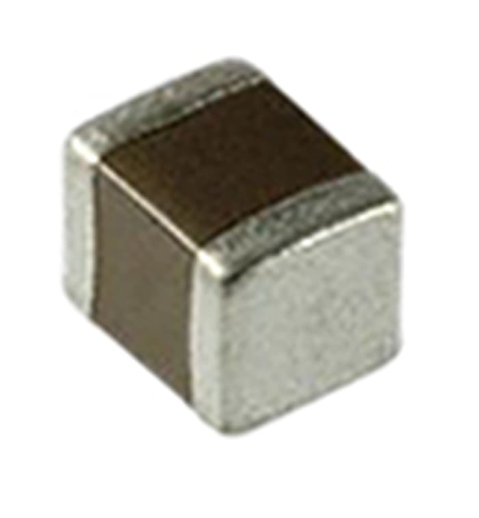 TDK 100pF Multilayer Ceramic Capacitor MLCC, 50V dc V, ±5pF , SMD