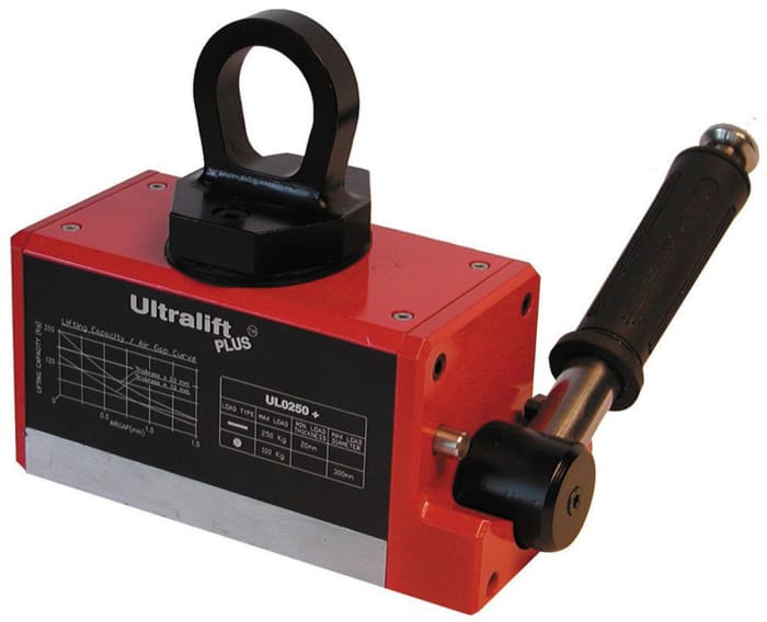 Aimant de levage Manuel Eclipse, 200 kg (rond), 500 kg (plat)