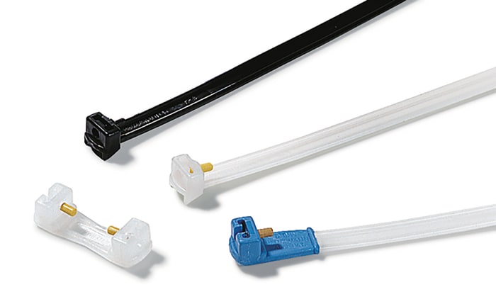 HellermannTyton Cable Tie, Locking, 337mm x 8 mm, Natural Polyamide 6.6 (PA66), Pk-50