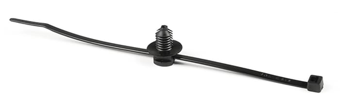 HellermannTyton Cable Tie, Assembly, 150mm x 3.5 mm, Black Polyamide 6.6 (PA66), Pk-500