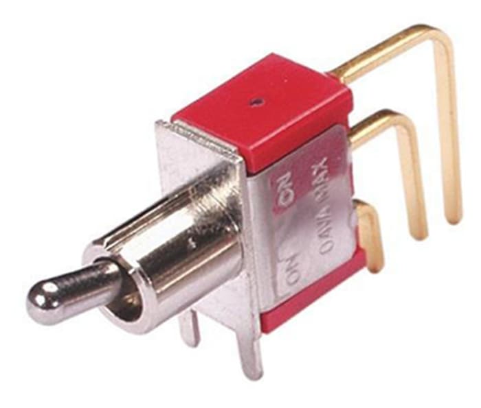 Grayhill Toggle Switch, Panel Mount, On-Off-On, SPDT, Solder Terminal, 28 V dc, 250 V ac