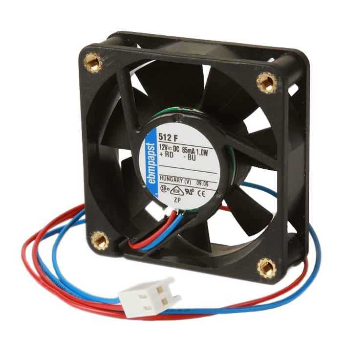 Ventilateur axial 4400 ebm-papst 24 V c.c., 150m³/h, 119 x 119 x 38mm, 2.4W
