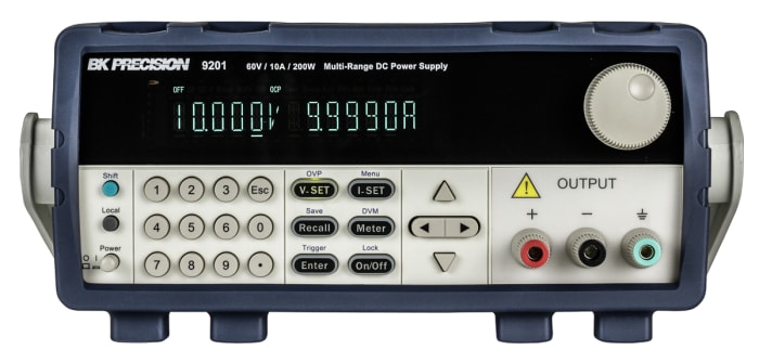 BK Precision Digital Bench Power Supply, 60V, 10A, 1-Output, 200W