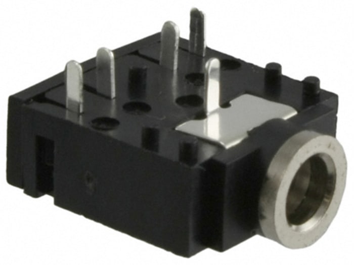 Switchcraft Jack Connector 3.5 mm PCB Mount Stereo Socket, 3Pole