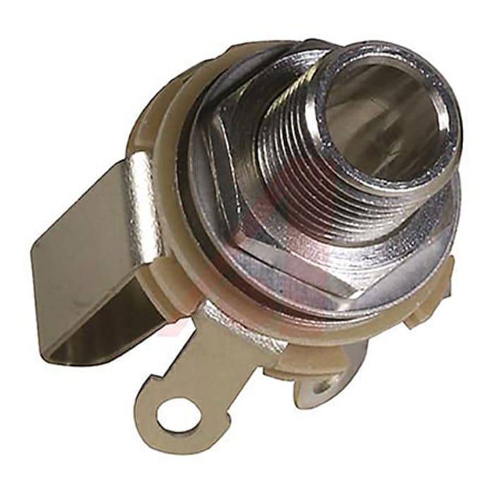 Switchcraft Jack Connector 6.35 mm Chassis Mount Stereo Socket, 3Pole 1A