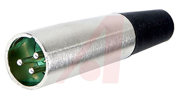 Conector XLR Macho de 3 pines Switchcraft, contactos de Aleación de Cobre revestidos de Plata, 15A, Montaje de Cable
