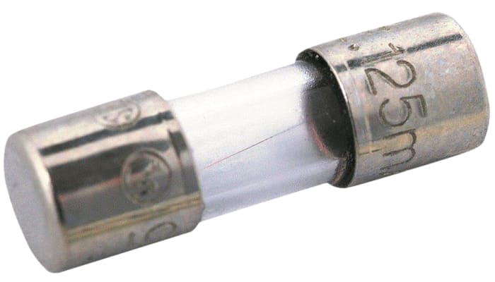 Fusible de cartucho de cristal Littelfuse, serie 225, 250V ac, 2A, 5 x 15mm, acción rápida