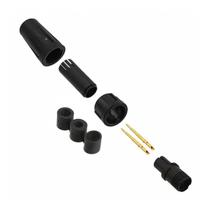Switchcraft Connector, 2 Contacts, Cable Mount, Socket, Male, IP16, IP18, IP66, IP67, IP68, EN2 Series