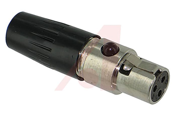 Switchcraft Cable Mount XLR Connector, Female, 125 V ac, 3 Way, Silver Plating