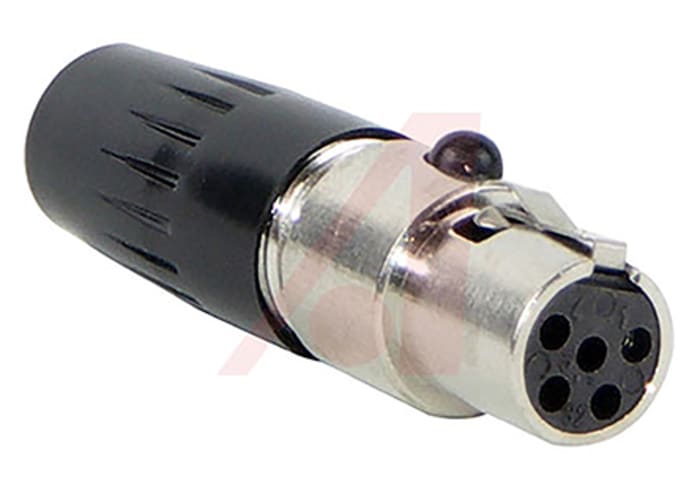 Switchcraft Cable Mount XLR Connector, Female, 125 V ac, 5 Way, Silver Plating