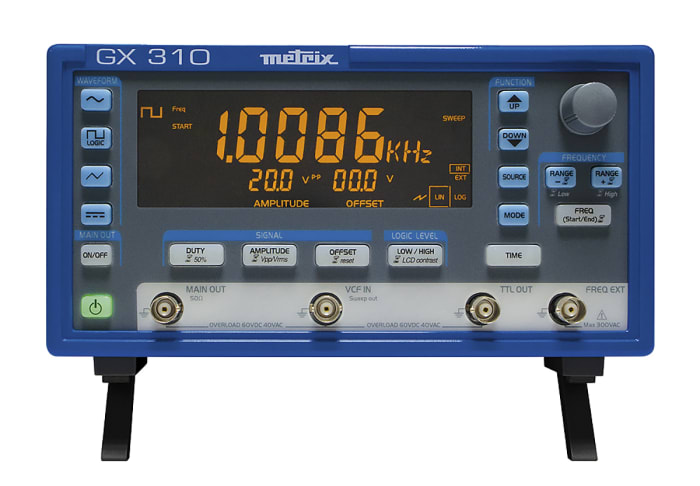 Metrix GX 310-P Function Generator, 0.001Hz Min, 10MHz Max