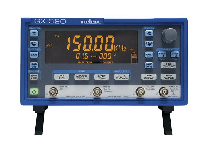 Metrix GX 320 Function Generator, 0.001Hz Min, 20MHz Max, FM Modulation