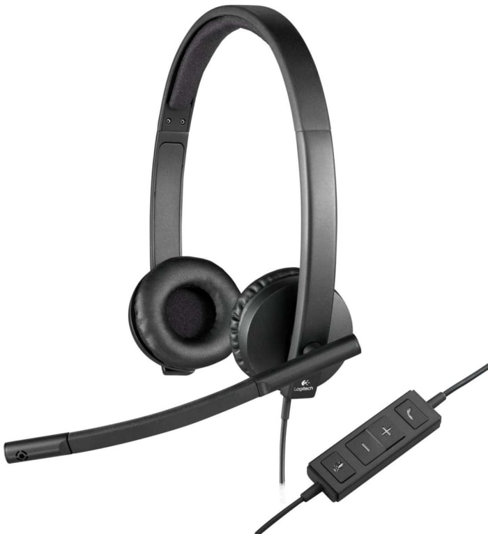 Logitech h570e wired usb mono headset shop