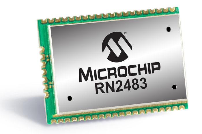 Module LoRa Microchip RN2483-I/RM101 UART 3.6V 17.8 x 26.7 x 3mm 3mm 26.7mm +85 °C -40 °C 17.8mm