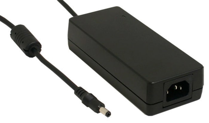 MEAN WELL 90W Power Brick AC/DC Adapter 19V dc Output, 4.74A Output