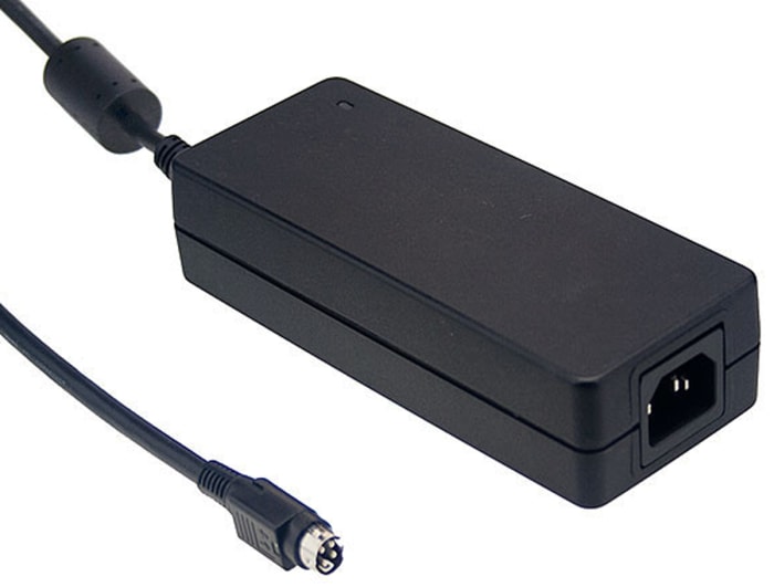 MEAN WELL 120W Power Brick AC/DC Adapter 48V dc Output, 2.5A Output