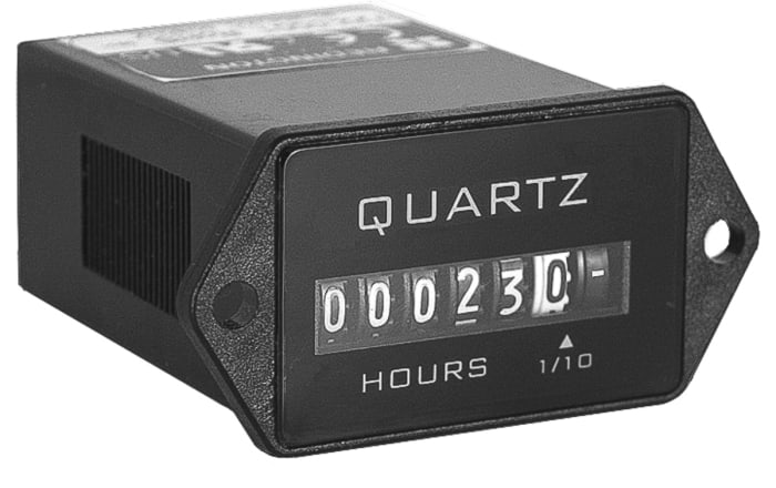 Trumeter 722 Hour Meter, 6 Digit Analogue, 50Hz, 90 → 264 V ac