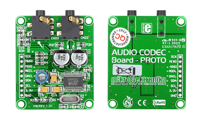 MIKROE-506 MikroElektronika | MikroElektronika MIKROE-506, Audio