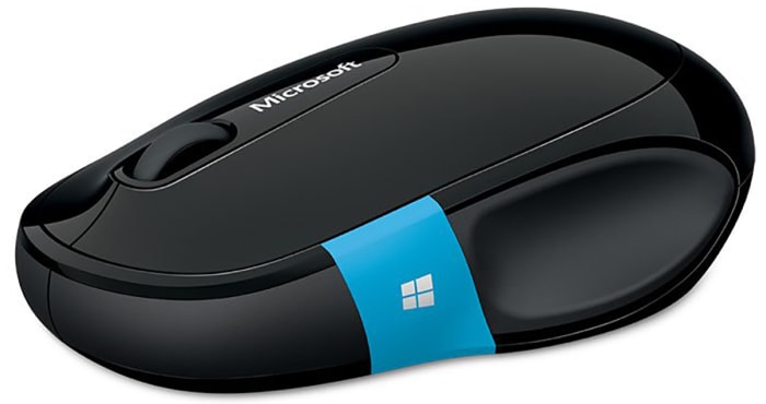 Microsoft Sculpt Comfort 6 Button Wireless Compact BlueTrack Mouse Black